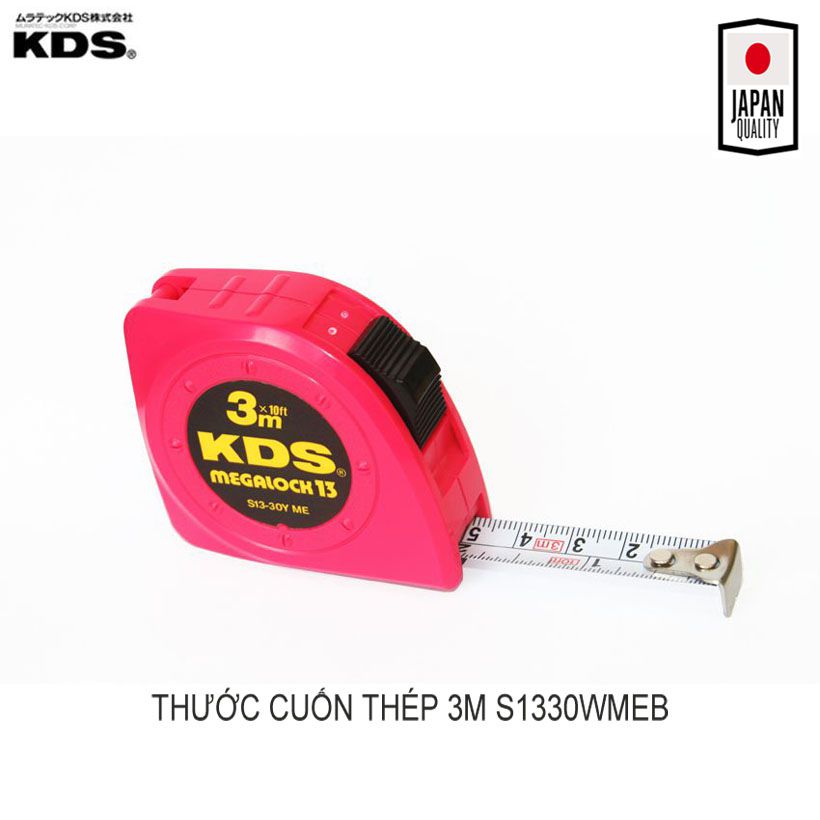 THƯỚC CUỐN THÉP 3m KDS S1330W