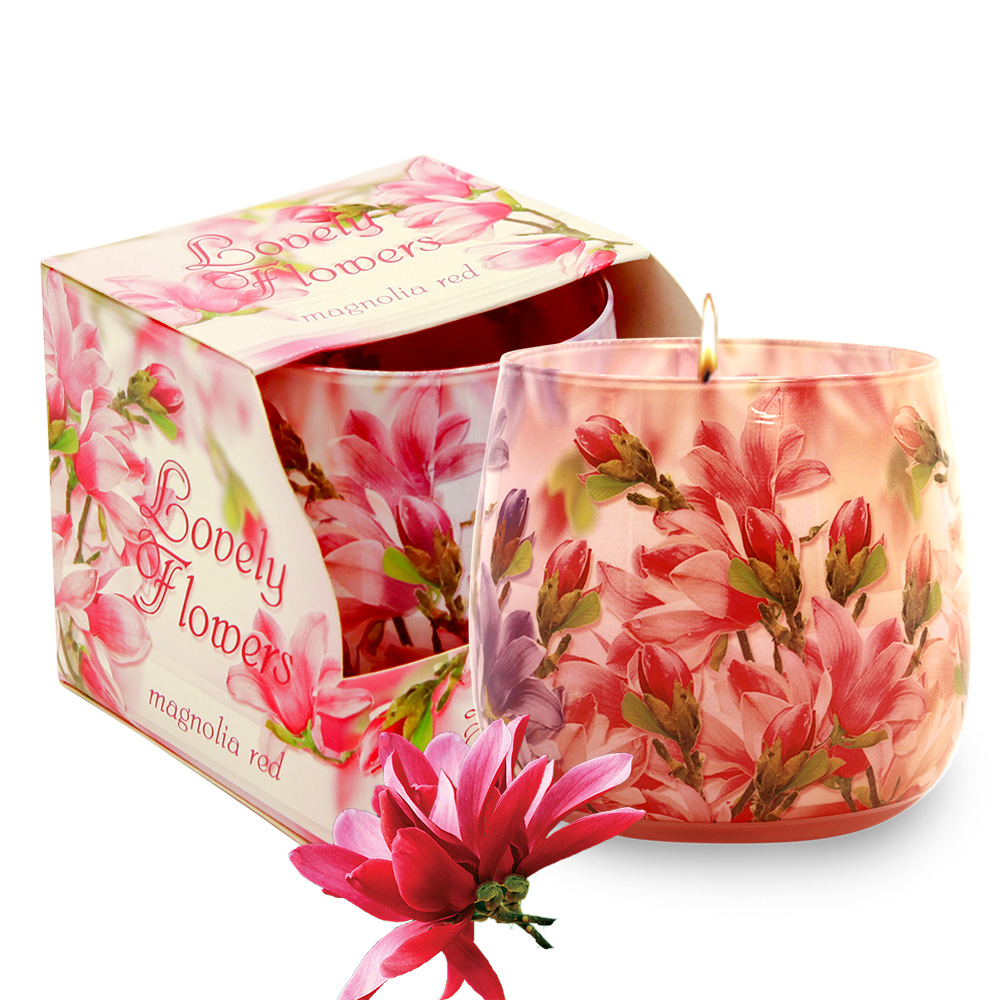 Ly nến thơm tinh dầu Bartek Lovely Flowers 100g QT024473 - hoa mộc lan (giao mẫu ngẫu nhiên)