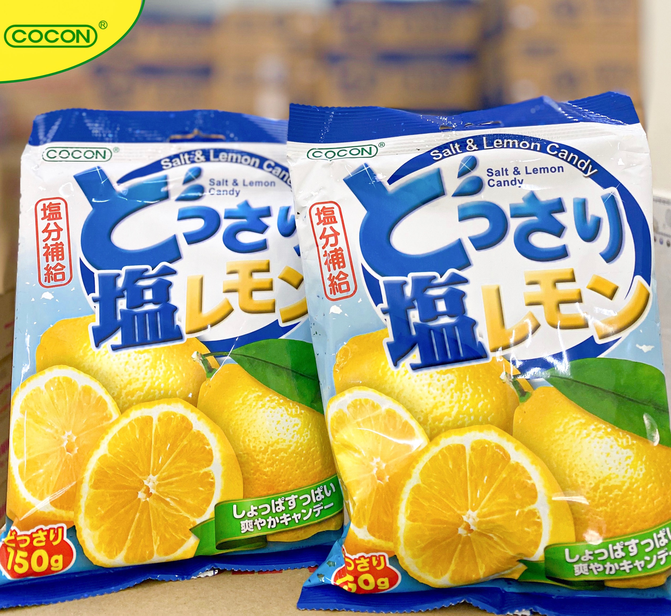 KẸO CHANH MUỐI TRUYỀN THỐNG - COCON SALT AND LEMON CANDY (Gói 150gr)