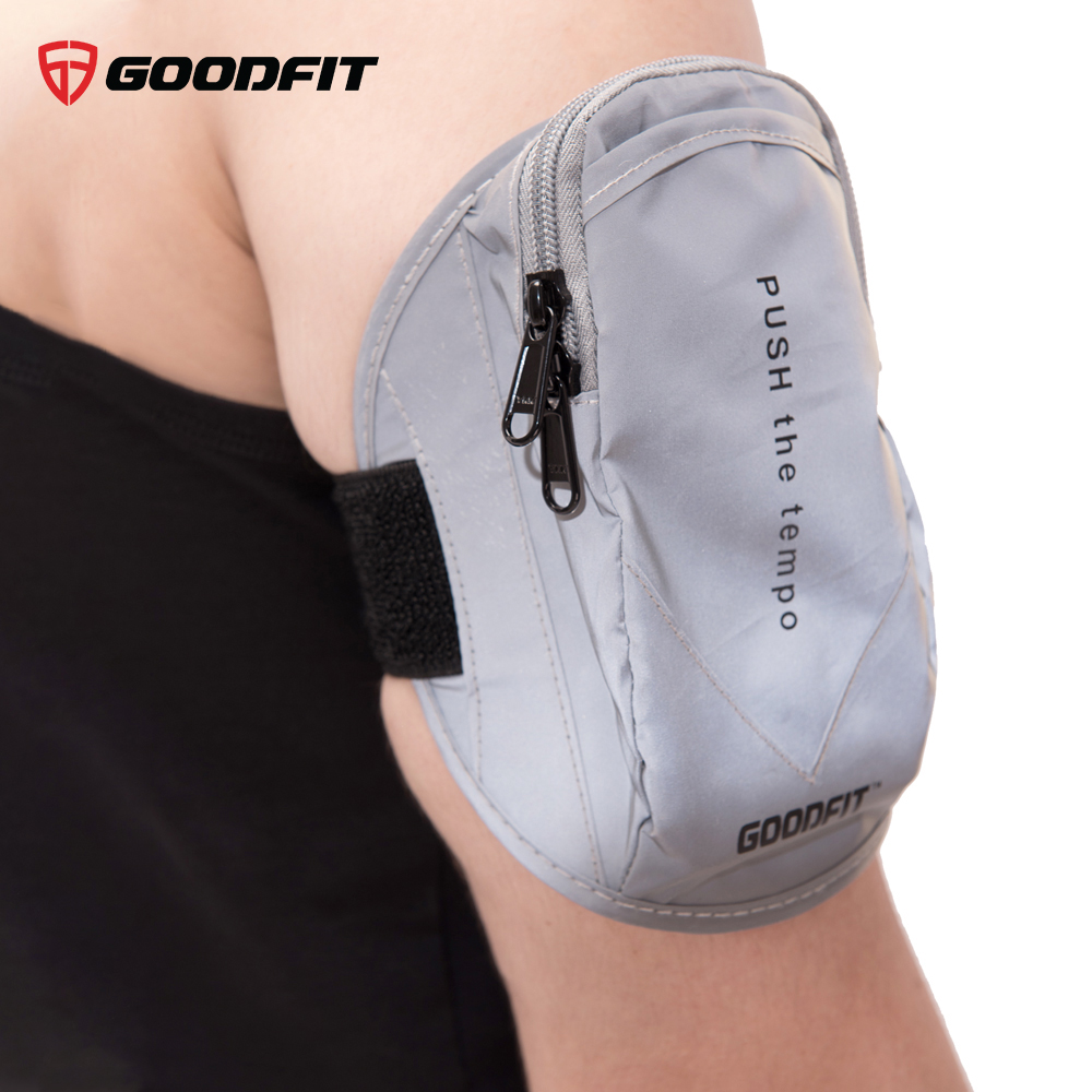 Đai đeo chạy bộ, túi đựng điện thoại đeo tay chạy bộ GoodFit chống nước, phản quang Goodfit GF201RA