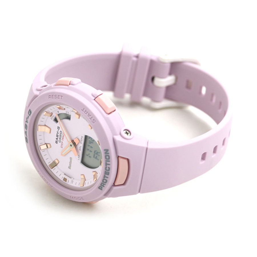 Đồng hồ nữ dây nhựa Casio Baby-G chính hãng BSA-B100-4A2DR