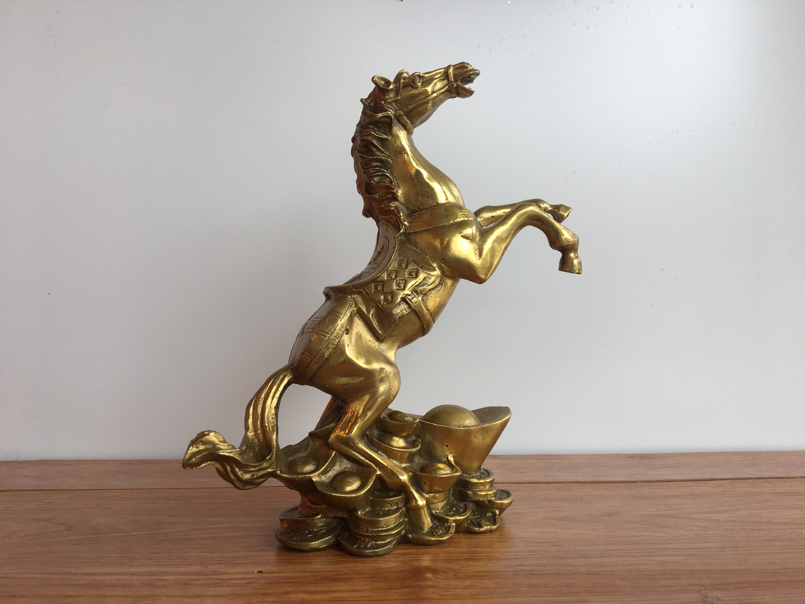 Tượng Ngựa Xích Thố Đồng Thau Lê Gia  (22 x 16 cm)