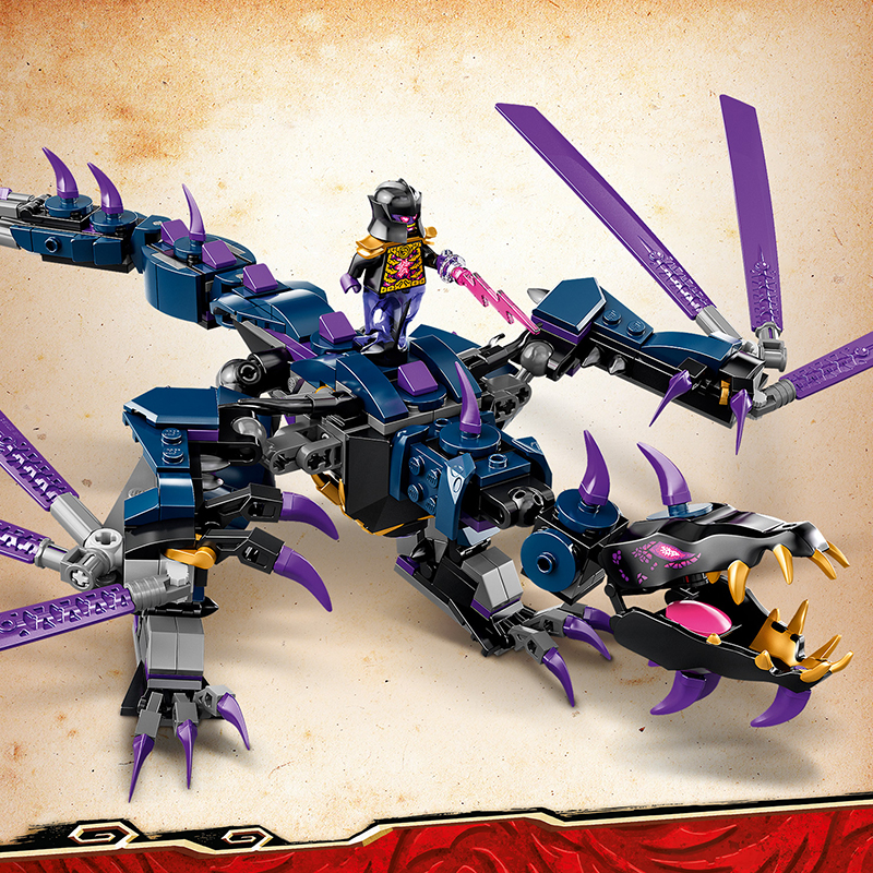 Đồ chơi LEGO Ninjago Rồng Đen Của Chúa Tể Overlord 71742