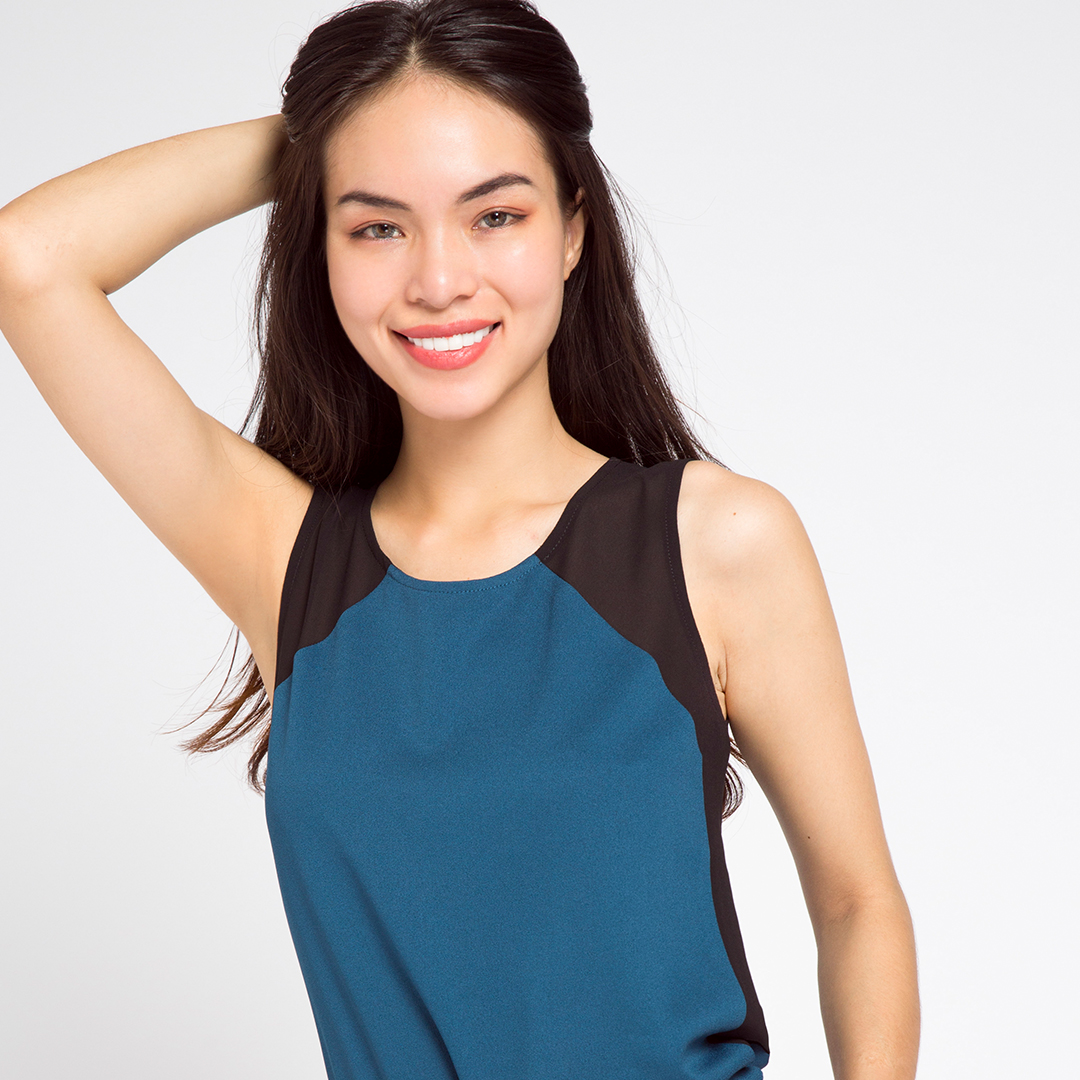 Áo Kiểu Sát Nách Thời trang thiết kế Hity TOP075