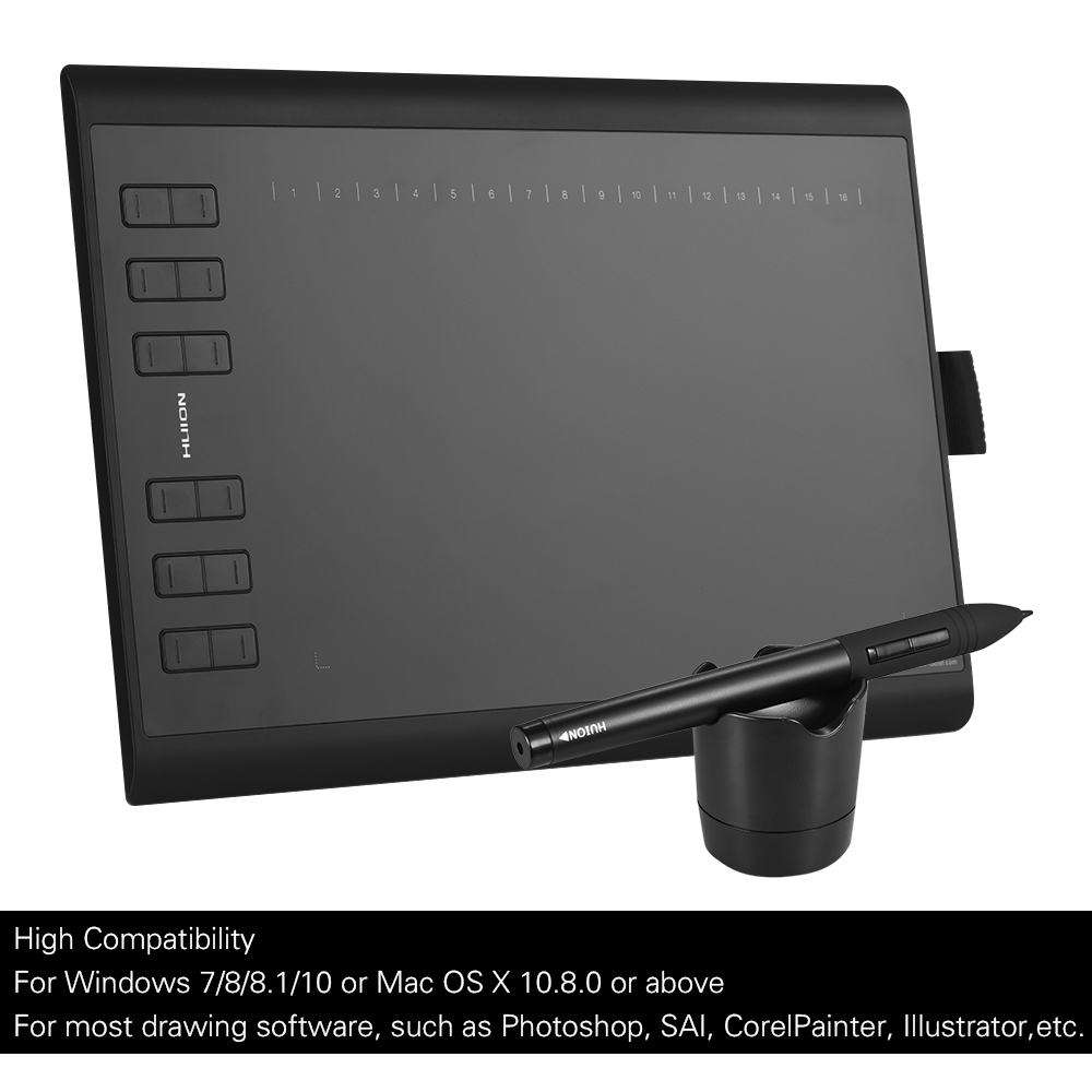 Bảng Vẽ Đồ Họa Cầm Tay Huion 1060Plus