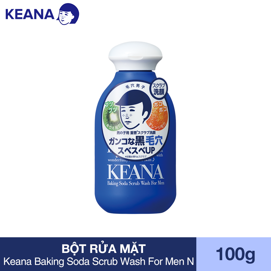 Bột Rửa Mặt Cho Nam Keana Baking Soda Scrub Wash For Men N 100g