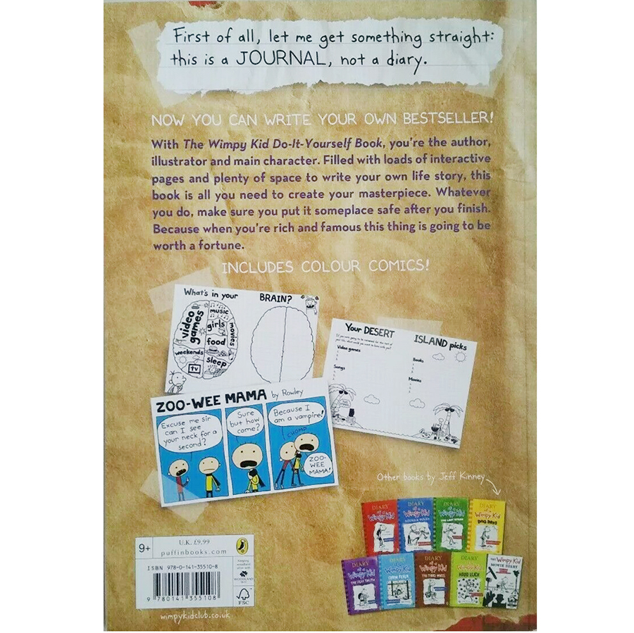 Truyện thiếu nhi tiếng Anh - Diary of a Wimpy Kid: Do-It-Yourself Book