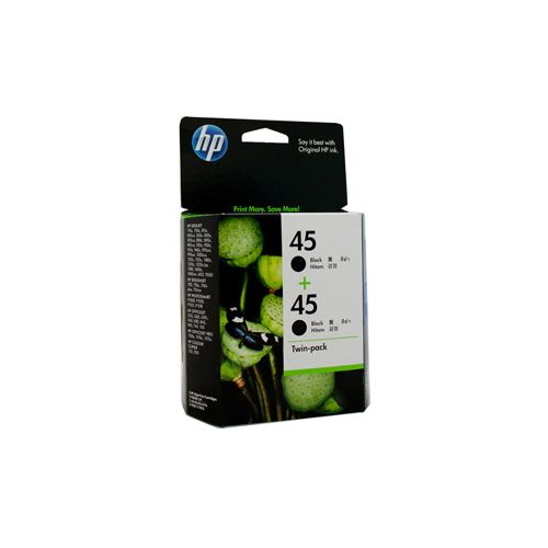 Mực in Phun HP 45 2-pack Black Original Ink Cartridges Đen (CC625AA) - Hàng Chính Hãng