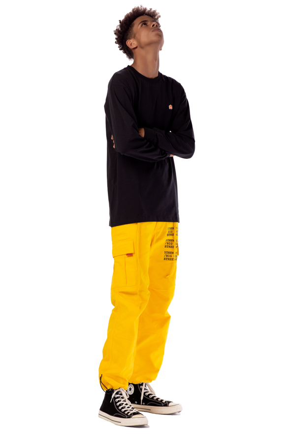 Áo Thun Đen Tay Dài Logo Cam aka 5THEWAY 5TW/RTW LS TRADITIONAL FIT TEE in BLACK/ORANGE