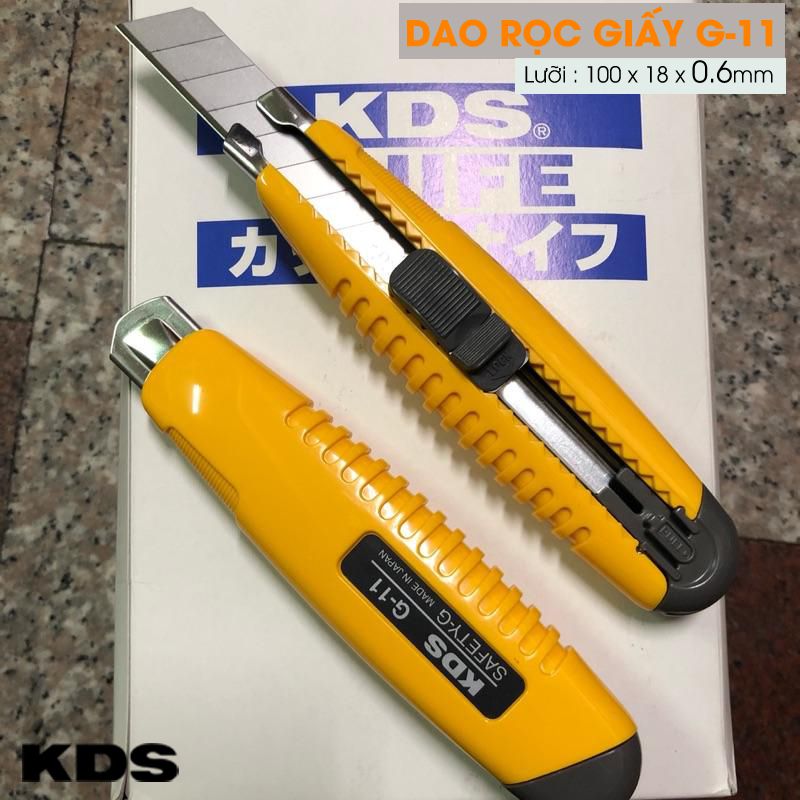 DAO RỌC GIẤY 18mm KDS G-11