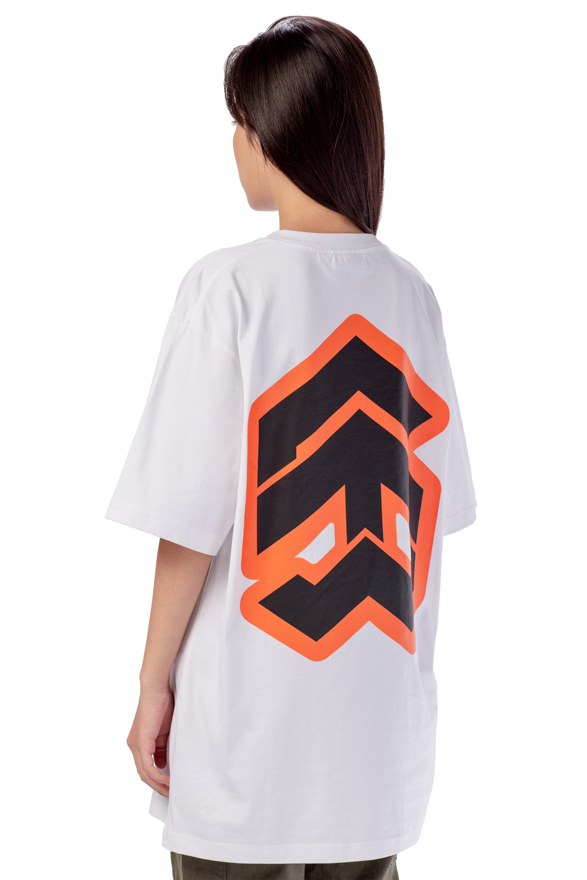 Áo Thun 5THEWAY Tay Ngắn Trắng aka 5THEWAY /stroke/ BIG LOGO NEW TEE in WHITE