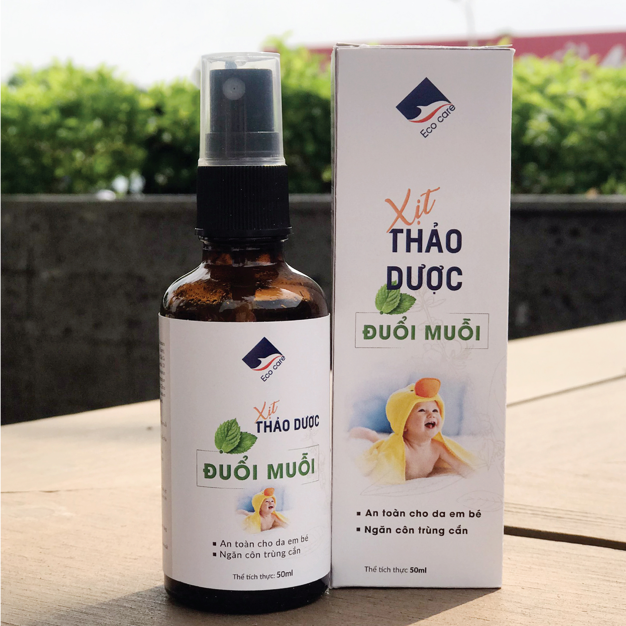 Xịt Thảo Dược Ecocare chữa muỗi đốt, ngăn côn trùng cắn 50ml