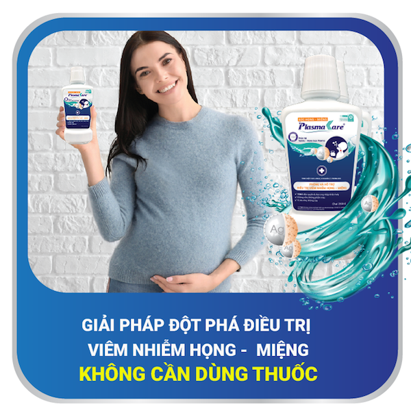 Nước súc họng miệng nano bạc PlasmaKare giảm rát họng, dịu cơn ho, phòng tái phát VlÊM họng chai 250ml