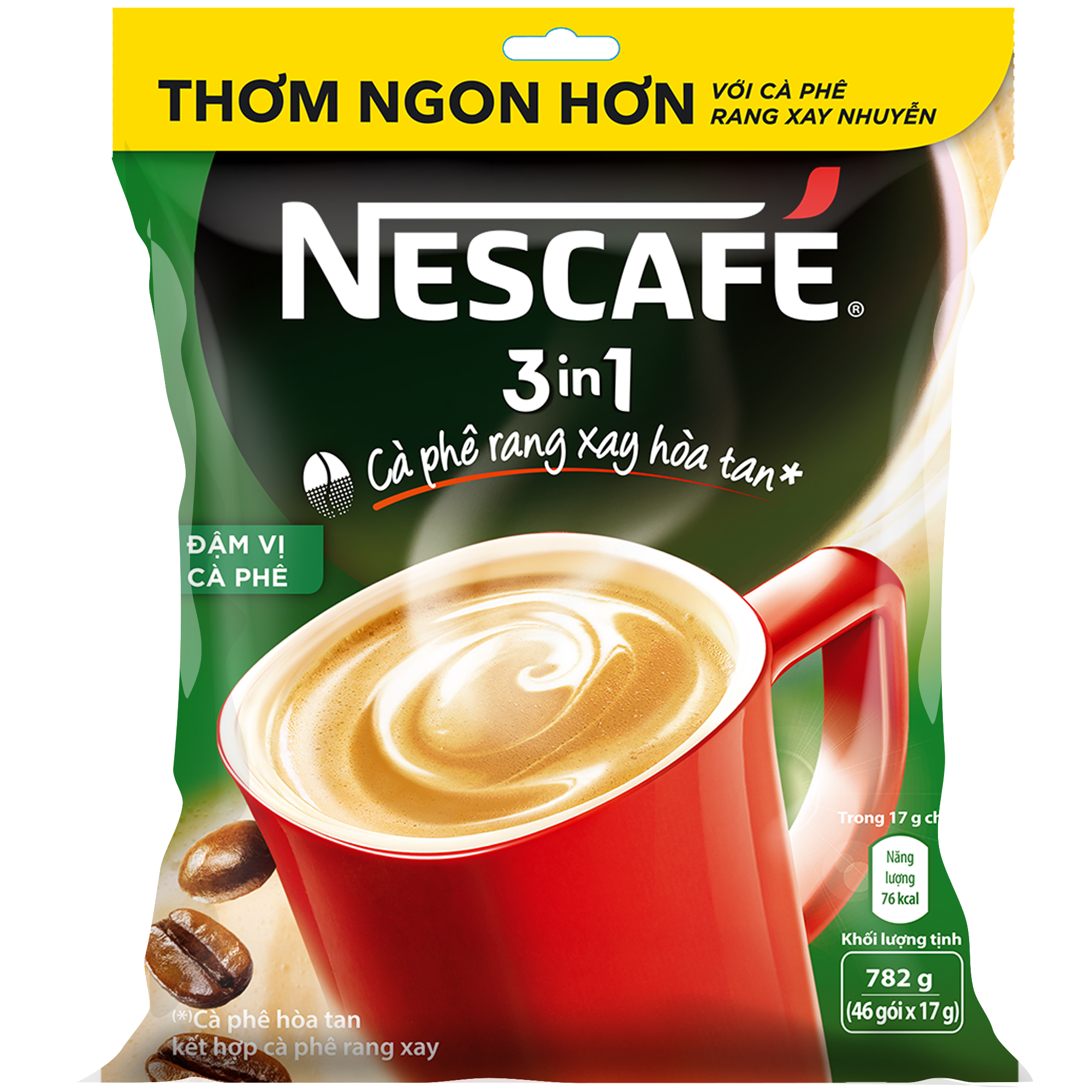 Túi 46 Gói Nescafé Đậm Vị Cà Phê (17g)