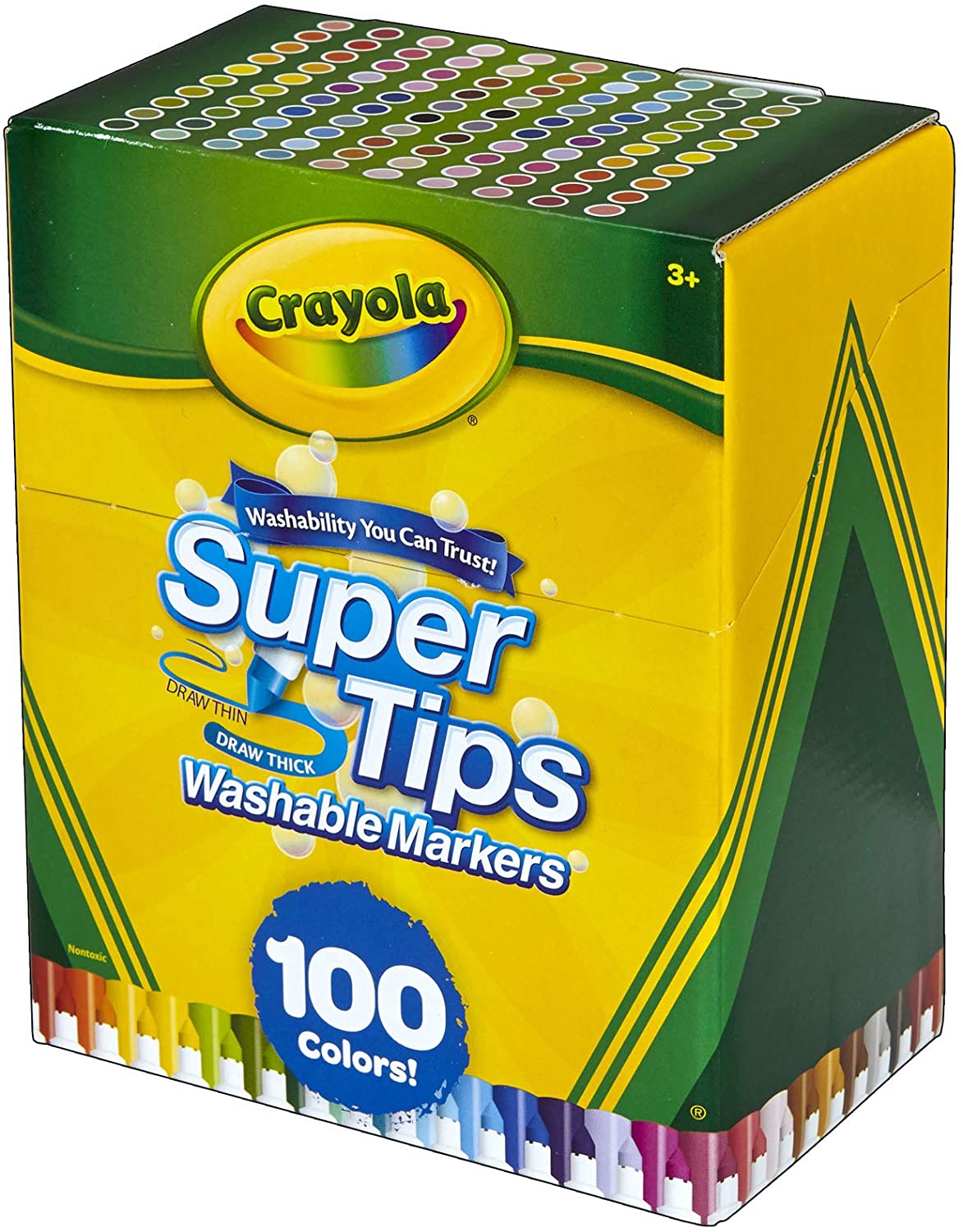 BÚT LÔNG TÔ MÀU NÉT MẢNH VÀ DÀY CRAYOLA 100 CÂY