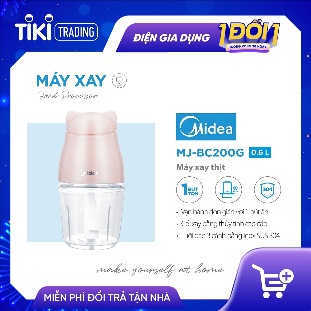 Máy xay thịt Midea MJ-BC200G - Hàng chính hãng