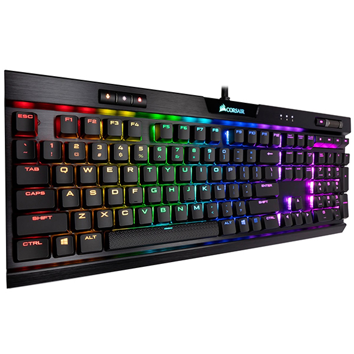 Bàn phím Corsair K70 MK.2-BLK-MX Low Profile RGB Mx Red - Hàng chính hãng