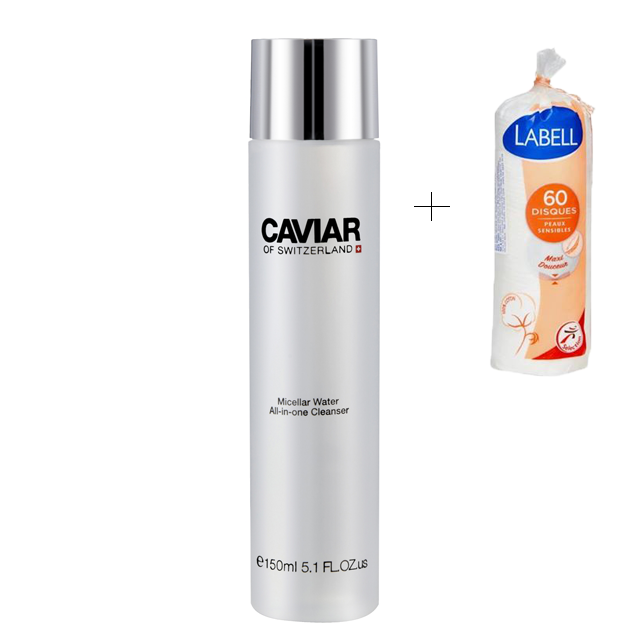 Nước thần làm sạch da 3 in 1 Micellar Water Caviar of Switzerland