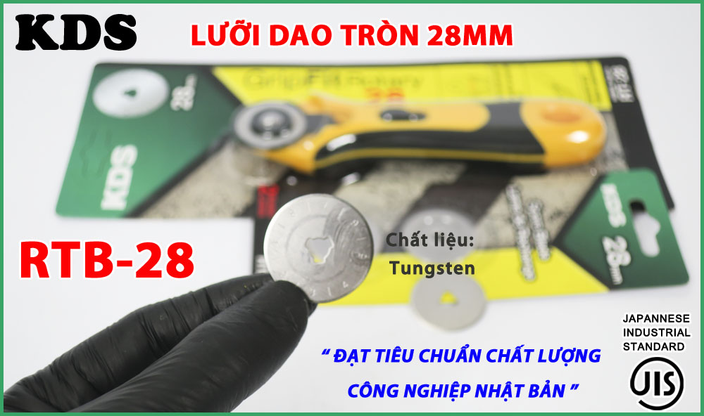 Lưỡi dao tròn 28mm KDS RTB-28