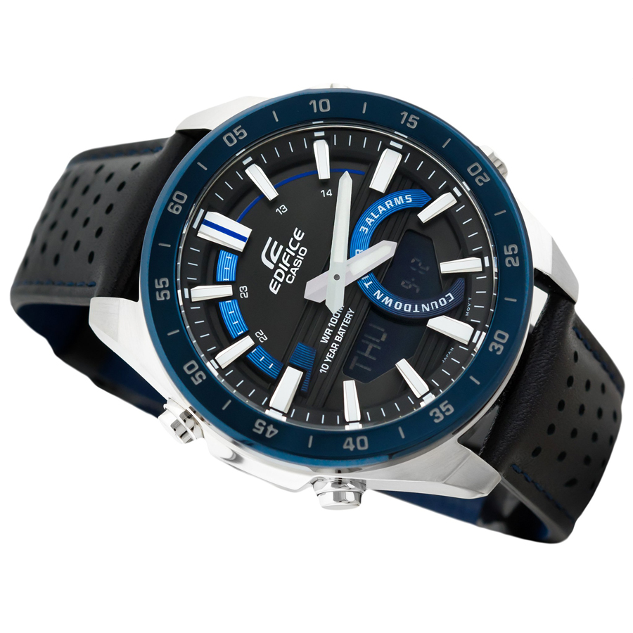 Đồng hồ nam dây da Casio Edifice chính hãng ERA-120BL-2AVDF