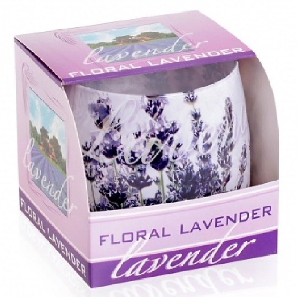 Ly nến thơm tinh dầu Bartek Lavender 100g QT025831 - hoa oải hương (Giao mẫu ngẫu nhiên)