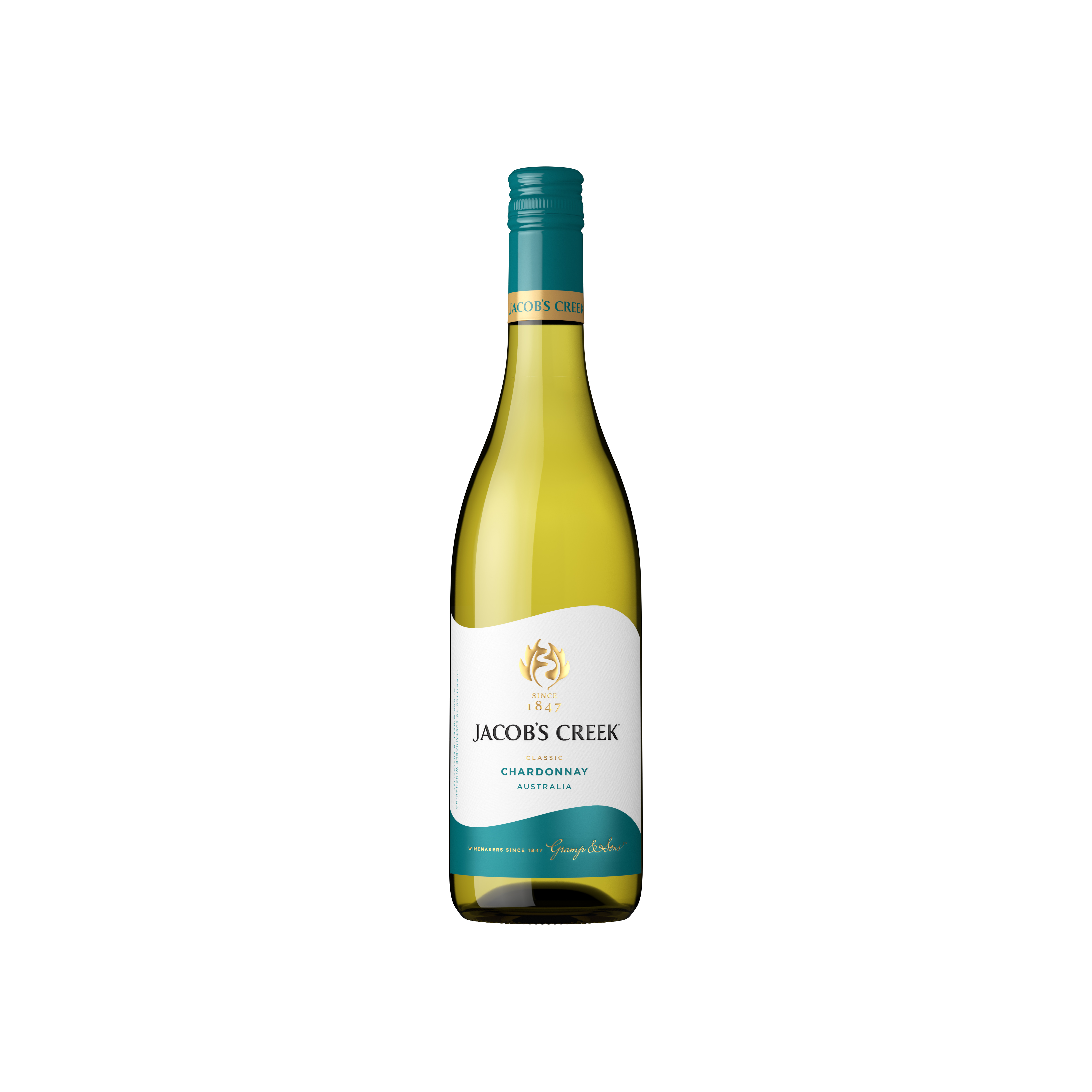 Rượu vang trắng Jacob's Creek Classic Chardonnay 750ml 11.9% - 13.9% - Không hộp