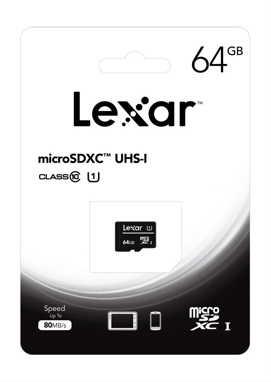 Thẻ nhớ MicroSD 64GB Lexar Class 10 UHS-I - Hàng Chính Hãng