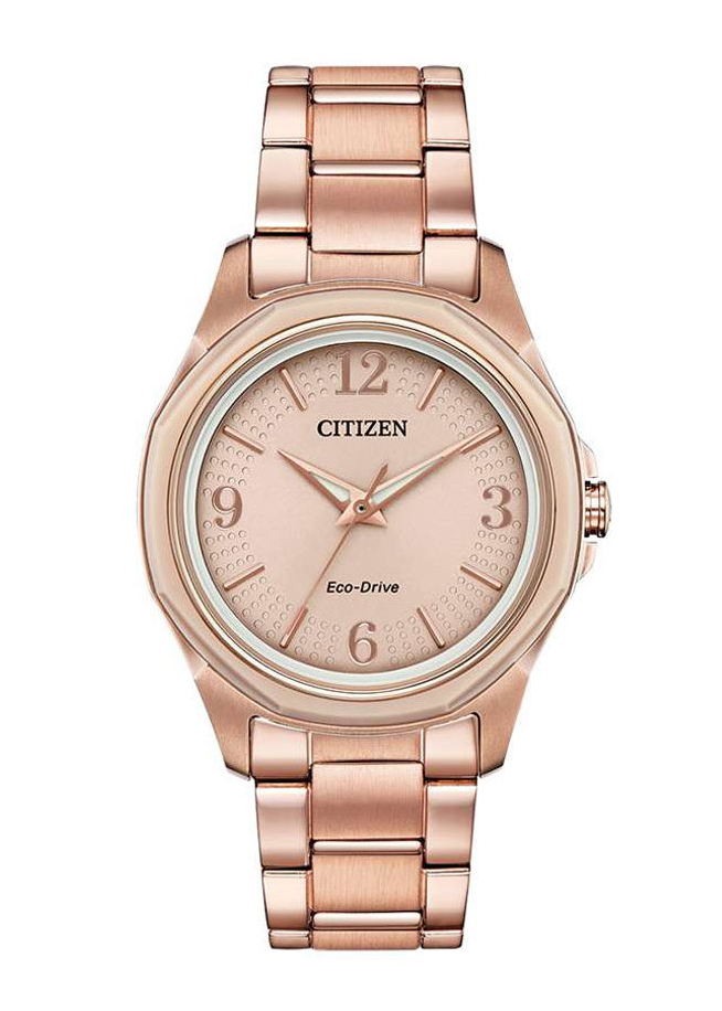 Đồng Hồ Nữ Citizen Dây Thép Không Gỉ FE7053-51X - Mặt Hồng