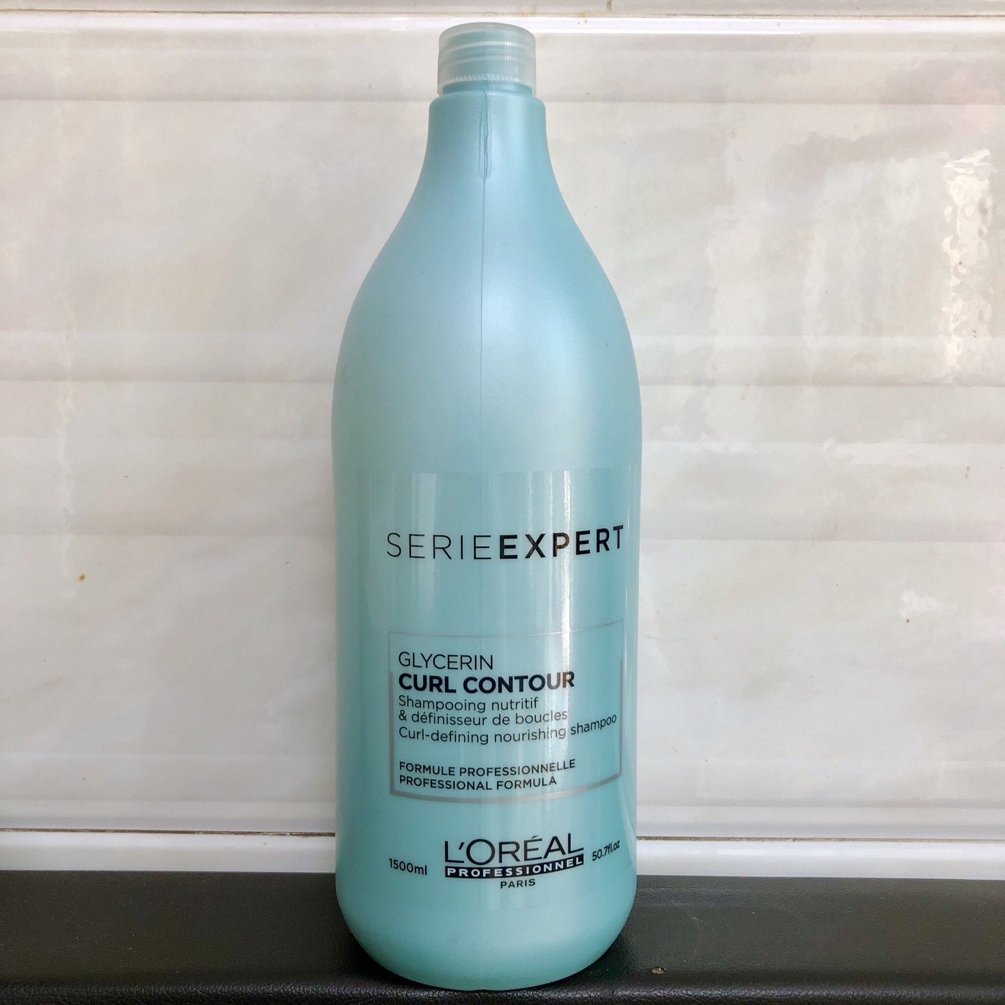 Dầu gội L'oreal Serie Expert Glycerin Curl Contour Curl-defining Nourishing shampoo chăm sóc tóc uốn 1500ml