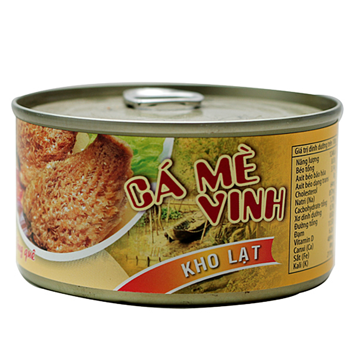 Thùng (06 hộp) Cá Mè Vinh kho lạt (210gr) - Antesco - Cá kho đóng hộp 210 gram, thực phẩm đóng hộp ăn liền (Đặc sản miền tây)