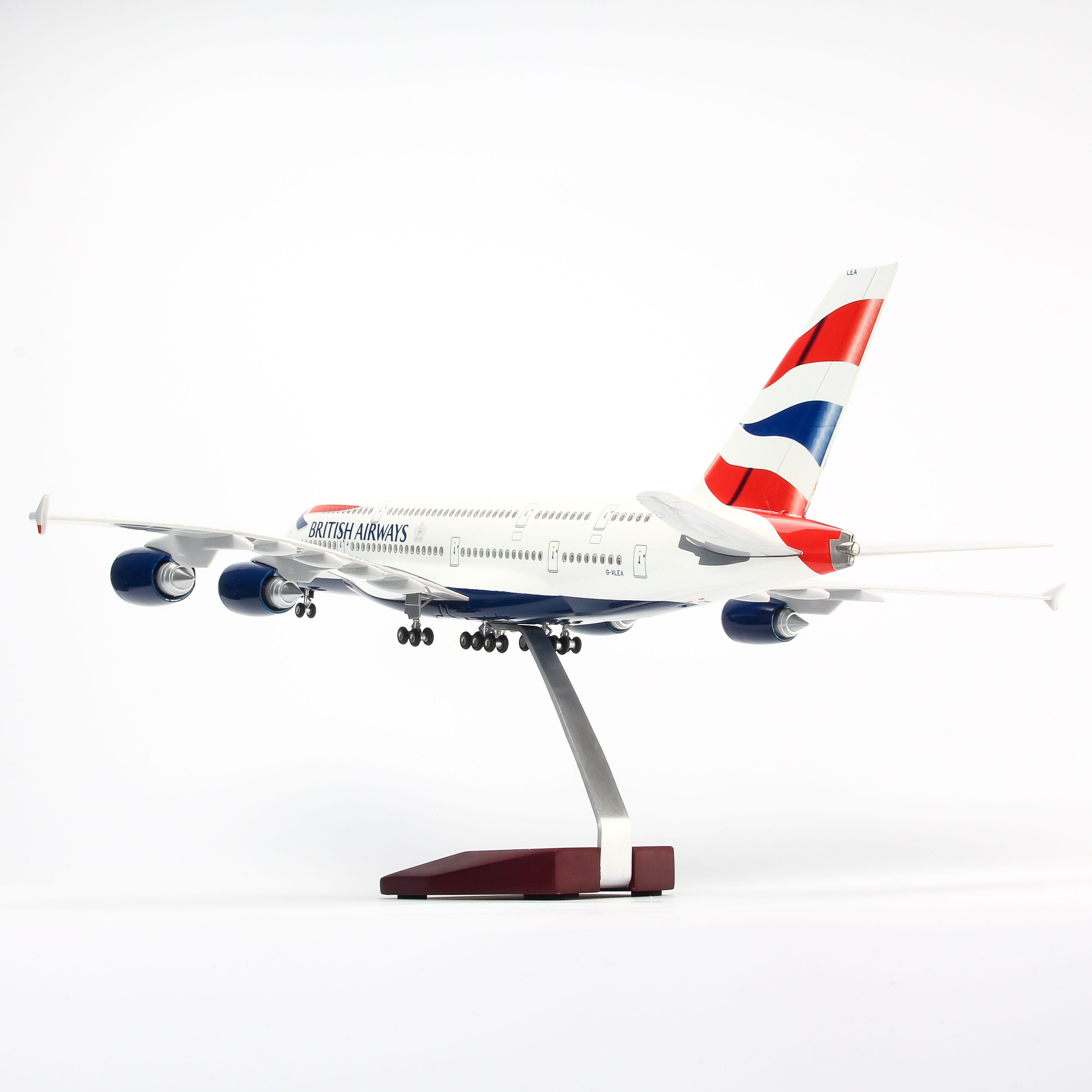 Mô Hình Máy Bay AIRBUS A380 BRITISH AIRWAYS 1:160 EVERFLY (47CM CÓ ĐÈN LED)