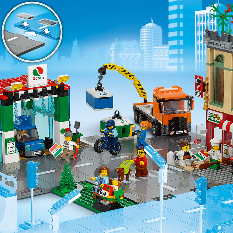 Hình ảnh Đồ chơi LEGO City Thị Trấn Sôi Động 60292