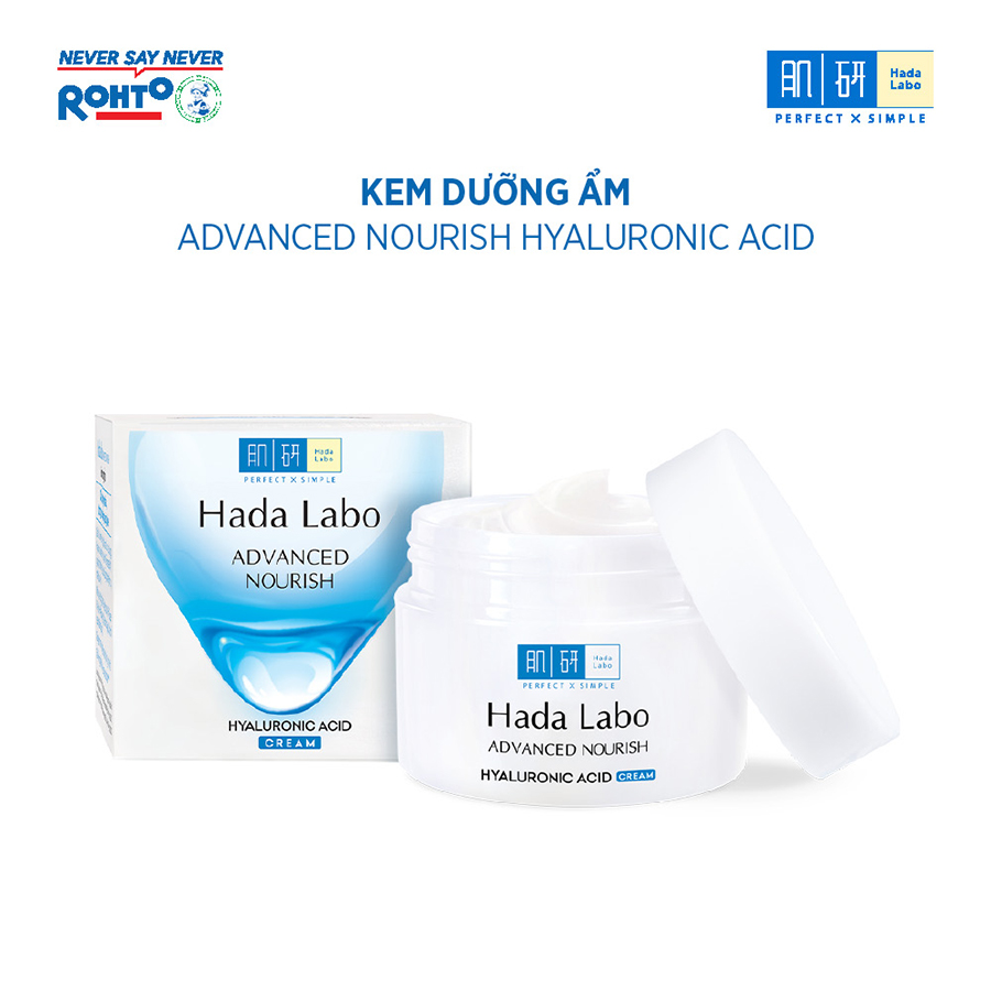 Kem dưỡng ẩm Hada Labo Advanced Nourish Hyaluronic Acid Cream (50g)