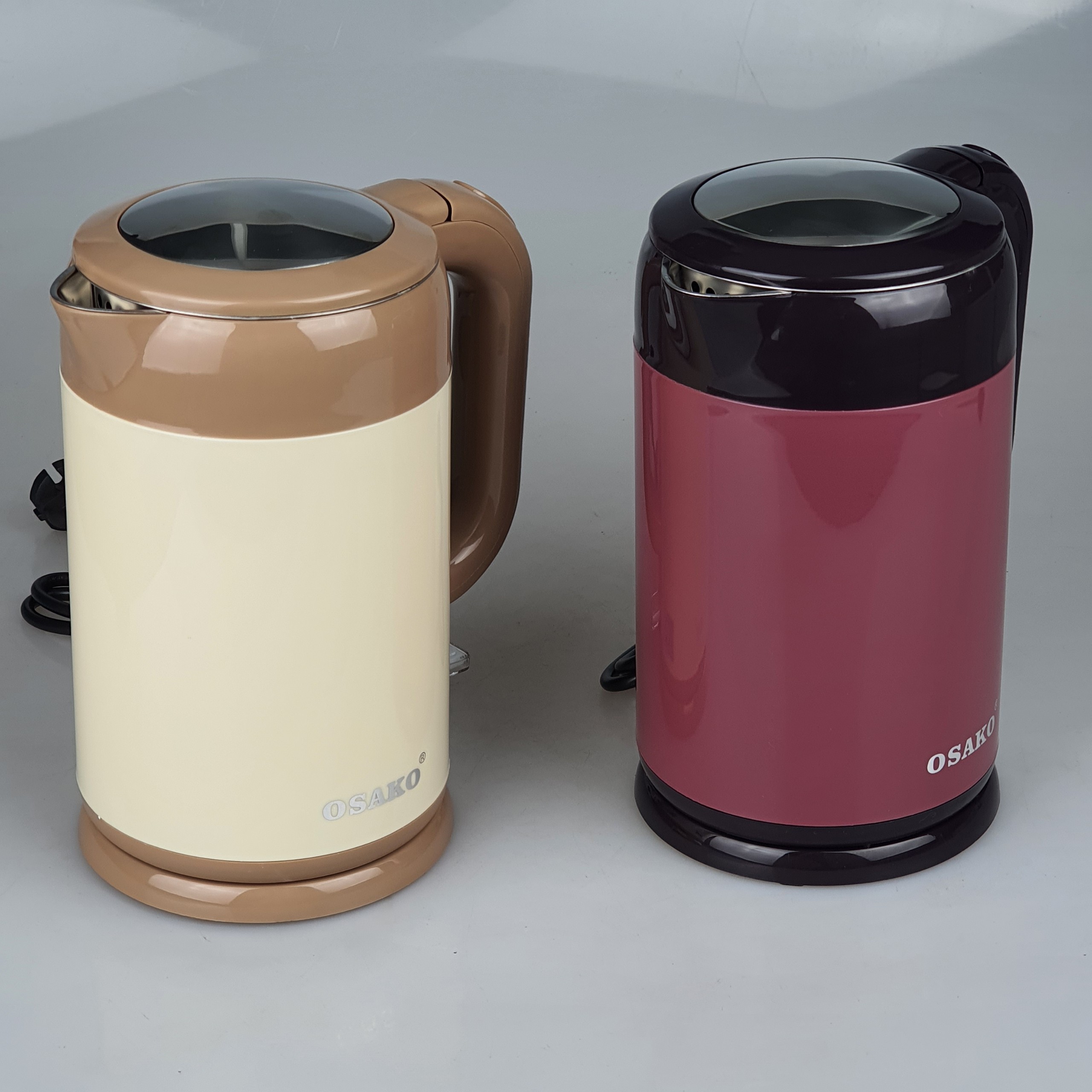 Ấm Siêu Tốc 2L Inox 304 Osako OSA-200 2 Lớp Công Suất 1500W Đun Sôi Cực Nhanh Tiết Kiệm Điện -Hàng Chính Hãng