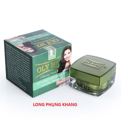 KEM PHỤC HỒI DA HƯ TỔN - GIỮ ẨM- TRẮNG DA OLY HT 25g