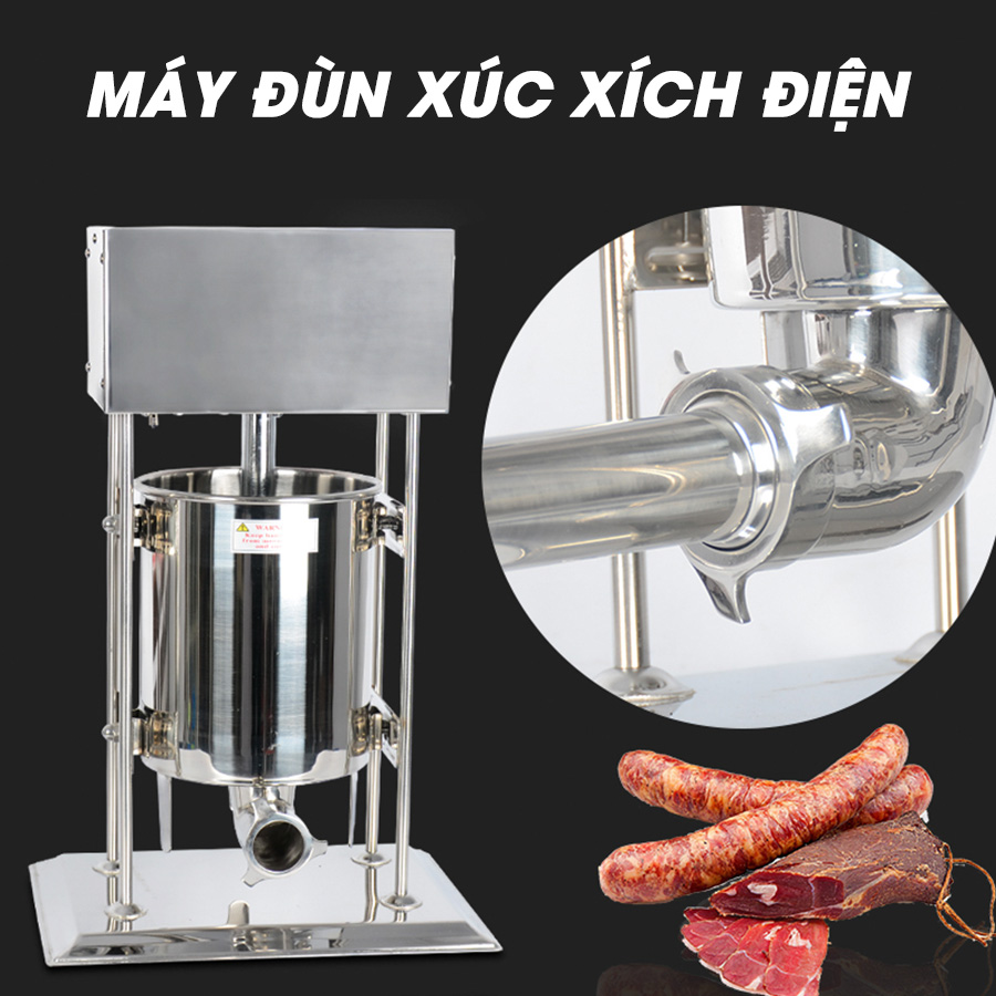 Máy Đùn Xúc Xích Tự Động 10L