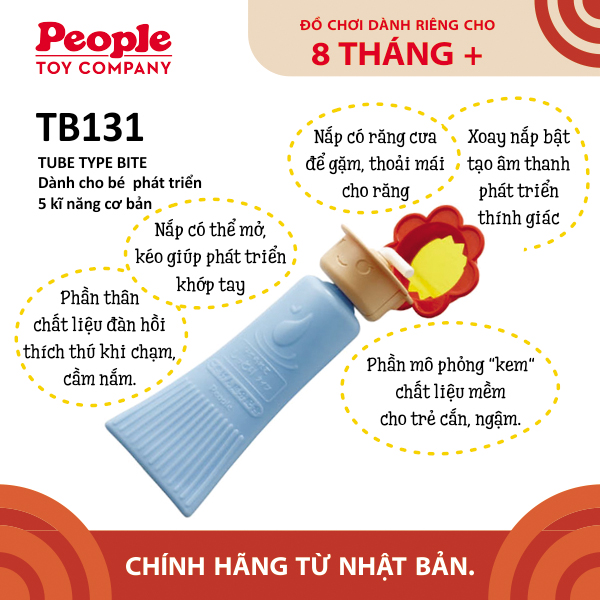 Đồ chơi cho bé sơ sinh 8 tháng tuổi - Phát triển vận động tinh từ PEOPLE Nhật Bản TB131