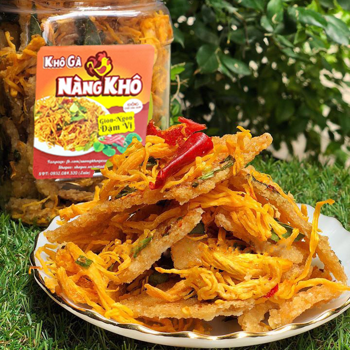 Cơm cháy khô gà loại 1 thương hiệu Nàng Khô - 500 Gram