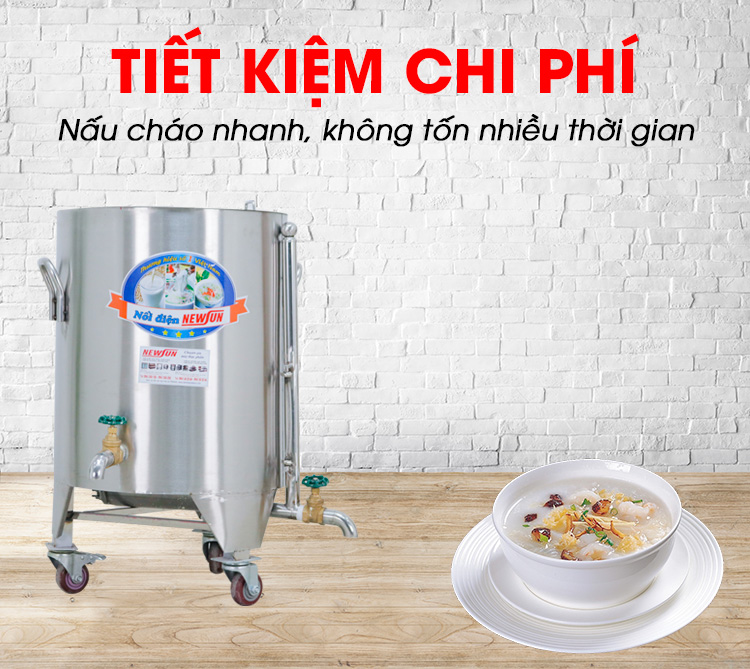 Nồi Nấu Cháo Công Nghiệp 80L