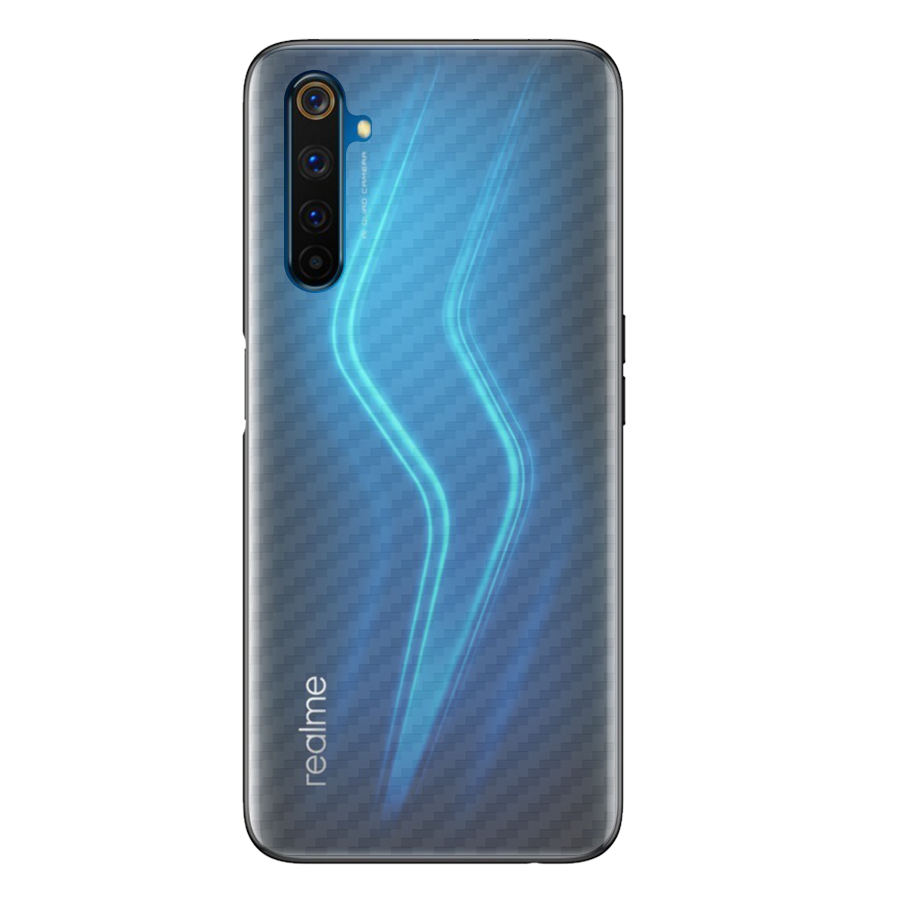 Miếng Dán Mặt Lưng Cacbon Dành Cho Realme 6 Pro- Handtown - Hàng Chính Hãng