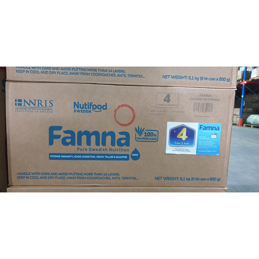 Sữa Bột FAMNA 4 Lon 850g