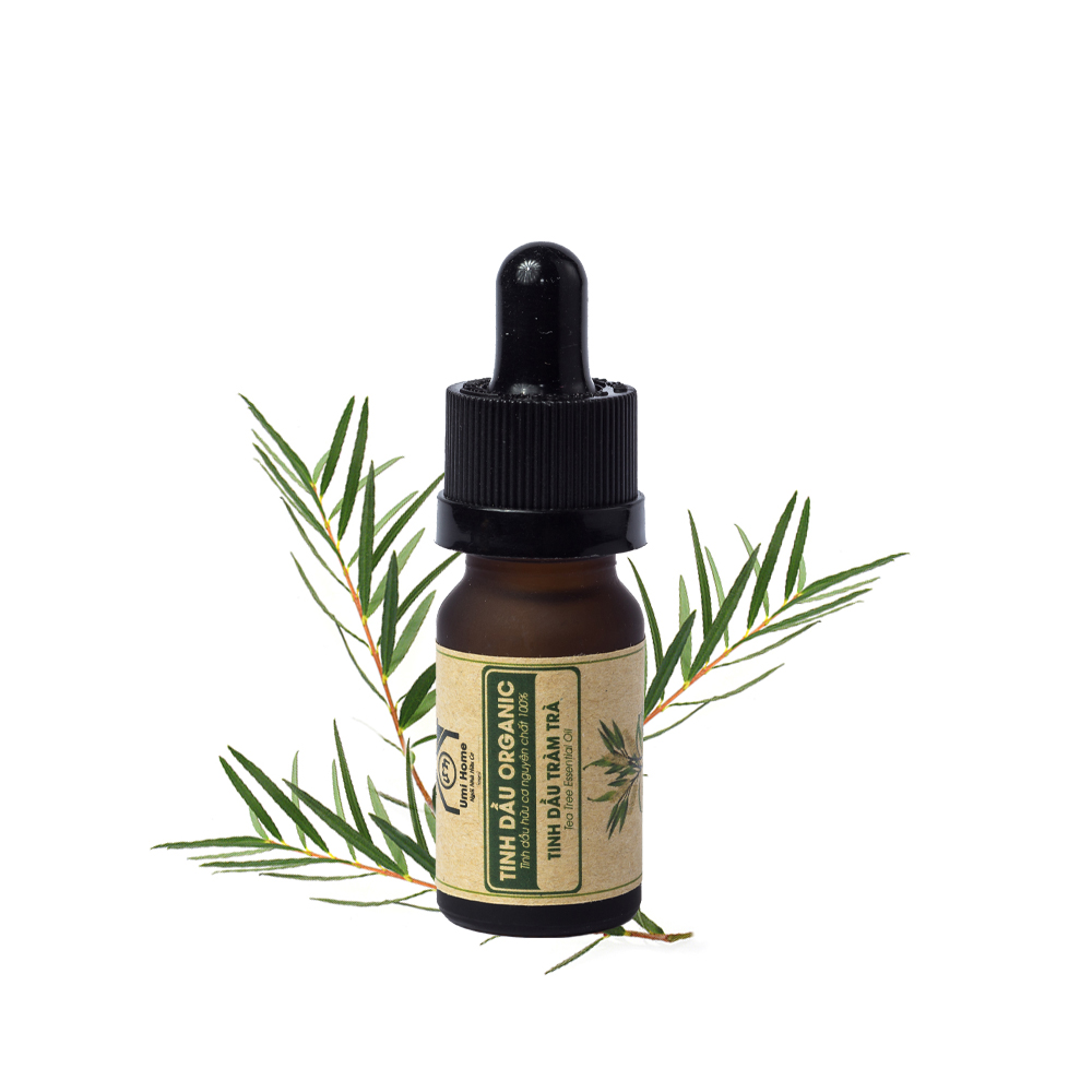 TINH DẦU TRÀM TRÀ HỮU CƠ UMIHOME nguyên chất | Tea Tree Essential Oil 100% Organic 10ml