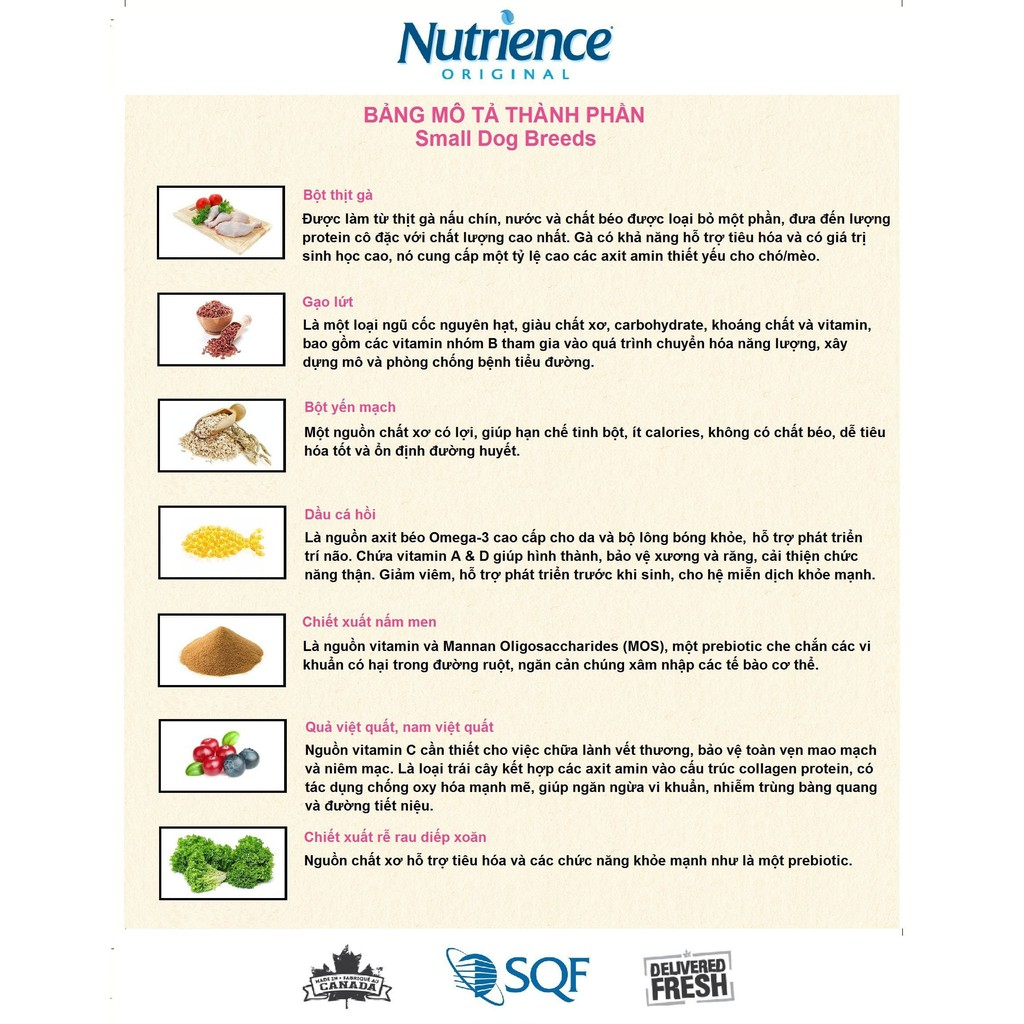 Thức Ăn Cho Chó Nhỏ Nutrience Infusion Bao 1kg - Thịt Gà, Rau Củ Và Trái Cây Tự Nhiên