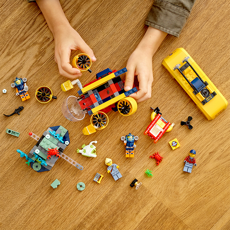 Đồ Chơi Lắp Ráp Tàu Ngầm Thám Hiểm Đại Dương LEGO CITY 60264