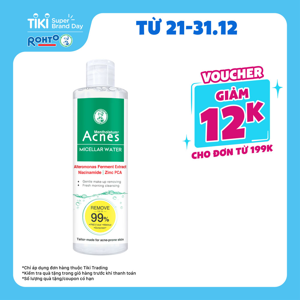 Nước tẩy trang cho da mụn Acnes Micellar Water 200ml