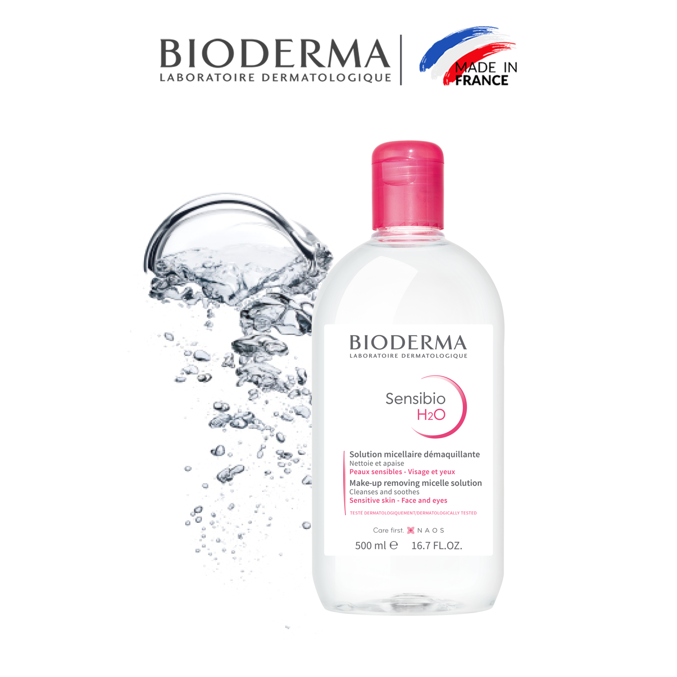 Nước tẩy trang Công Nghệ Micella Bioderma Sensibio H2O