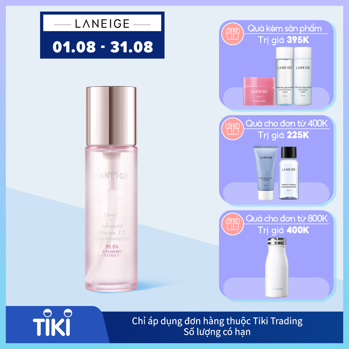 Tinh Chất Dưỡng Trắng Nâng Cao Laneige Clear C Advanced Effector EX 150ml