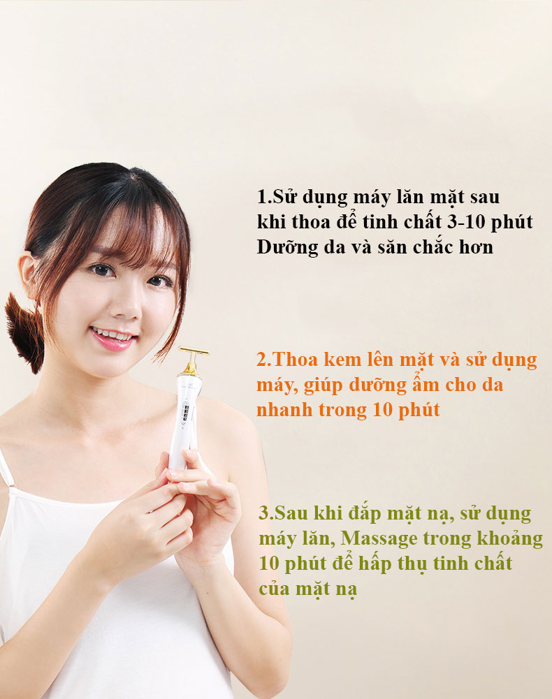 Máy Massge Tán Và Đẩy Dưỡng Chất Chăm Sóc Da KD9060 Giúp Nâng Cơ, Săn Chắc Xóa Tan Nếp Nhăn Trẻ Hóa Da Mặt - Hàng Chính Hãng