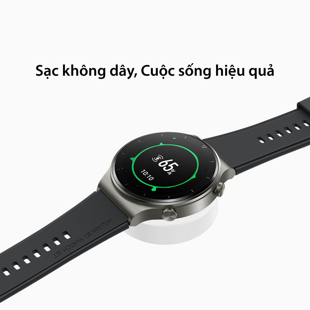 Đồng Hồ Thông Minh HUAWEI WATCH GT 2 Pro | Pin Liên Tục 2 Tuần | Sạc Không Dây | HUAWEI Share Onehop | Hơn 100 Chế Độ Tập Luyện | Hơn 200 Mặt Đồng Hồ Khác Nhau | Mặt Đồng Hồ Sapphire | Hàng Chính Hãng - Xám