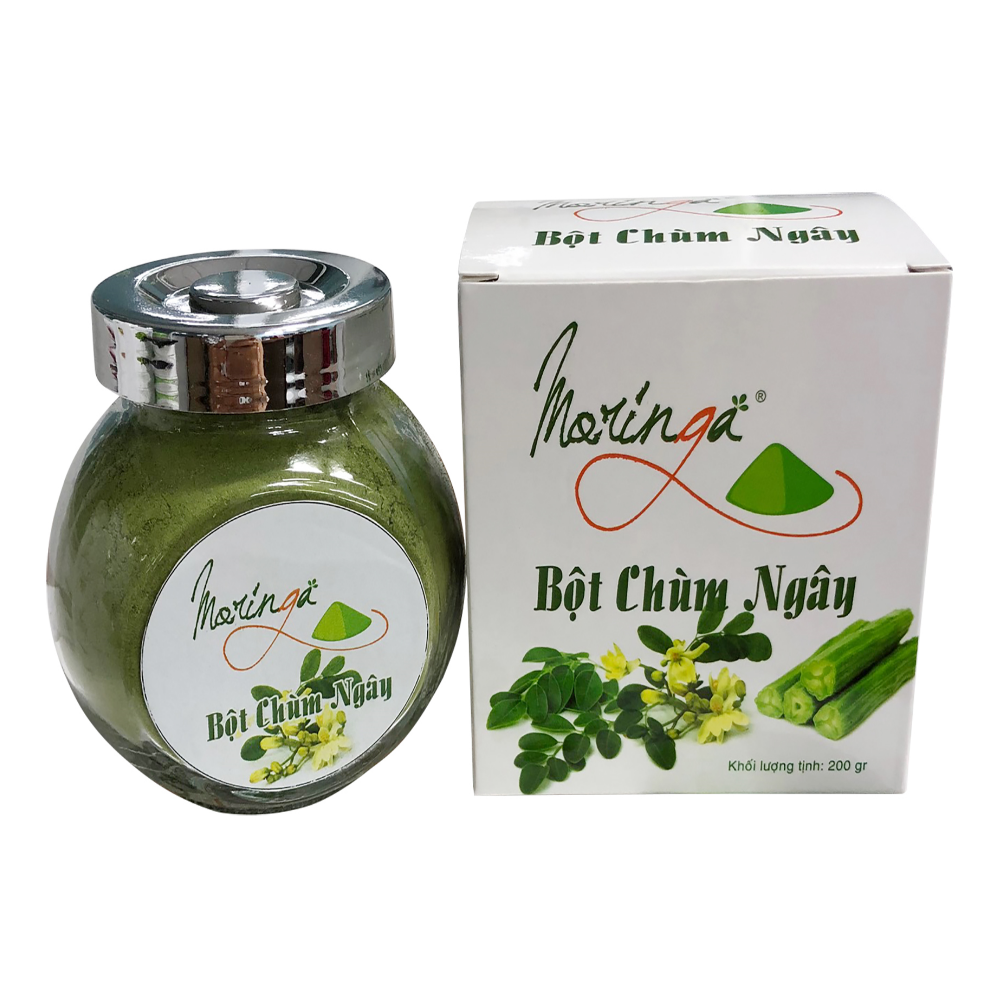 Bột Chùm Ngây Moringa - Thảo dược giúp tăng sức đề kháng, phòng ngừa loãng xương, hỗ trợ điều trị tiểu đường, đau nhức xương khớp, ổn định huyết áp, đẹp da